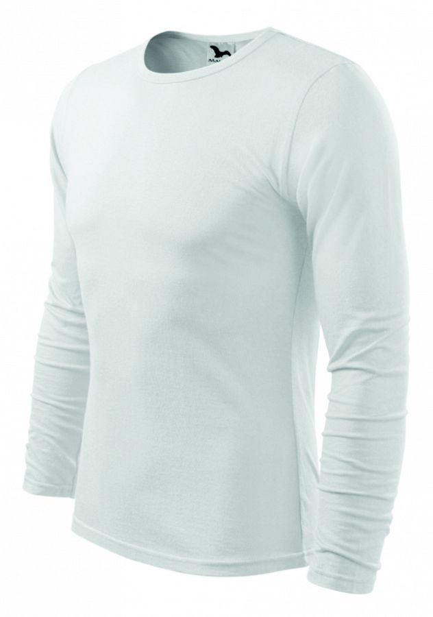 Pánské tričko dlouhý rukáv FIT-T LS 119 bílá